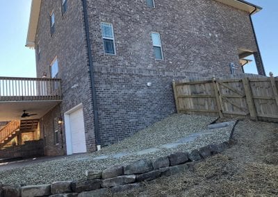 stone walkway outside home in knoxville tn